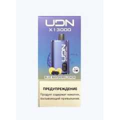 Электронная сигарета UDN BAR X 13000 Голубая Малина Лимон